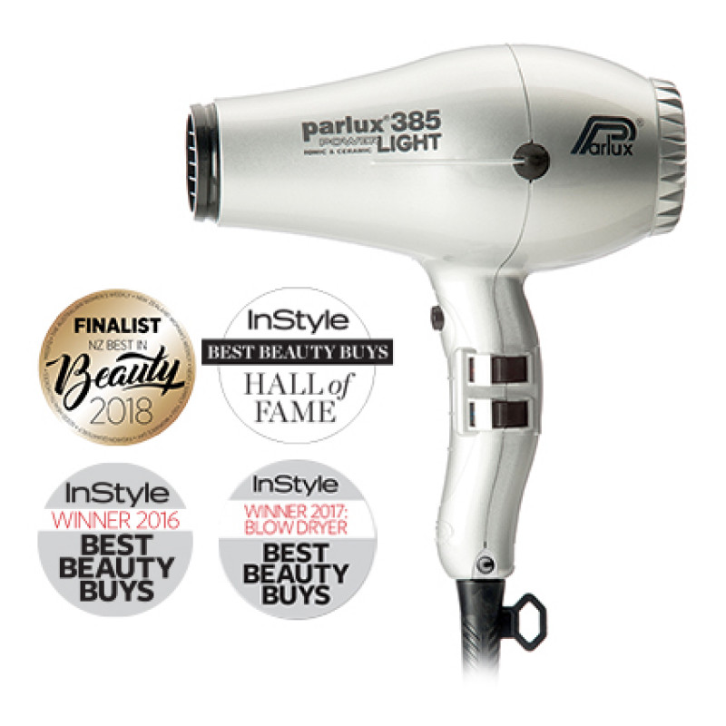 Parlux Power Light Ceramic And Ionic Hair Dryer Silver