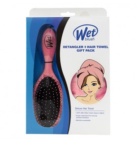 Wet Brush Coral Detangler & Towel Gift Pack