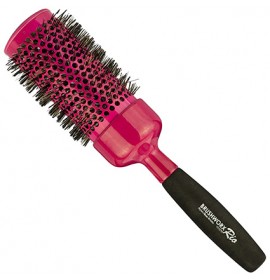 Brushworx Rio Pink Jumbo Ceramic Hot Tube Hair Brush