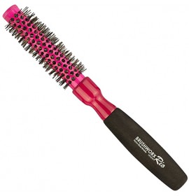 Brushworx Rio Pink Small Ceramic Hot Tube Hair Brush