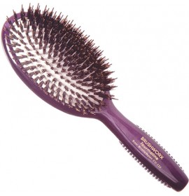 Brushworx Tourmaline Porcupine Oval Cushion Hair Brush