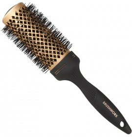 Brushworx Gold Ceramic Hot Tube Brush - Large 60mm