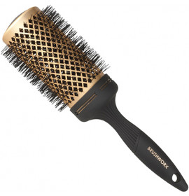 Brushworx Gold Ceramic Hot Tube Brush - Extra Large 70mm 