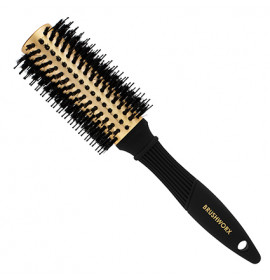 Brushworx Gold Porcupine Bristle Brush - Large 60mm