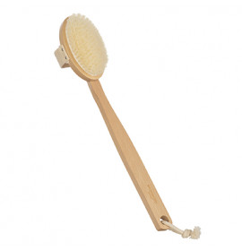 Brushworx Pure Naturals Body Brush Long Handle