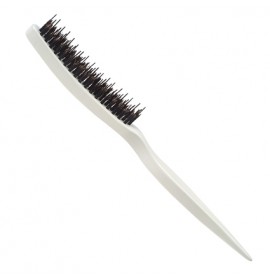 Brushworx Styler Porcupine Teasing Brush - White, 3 Row