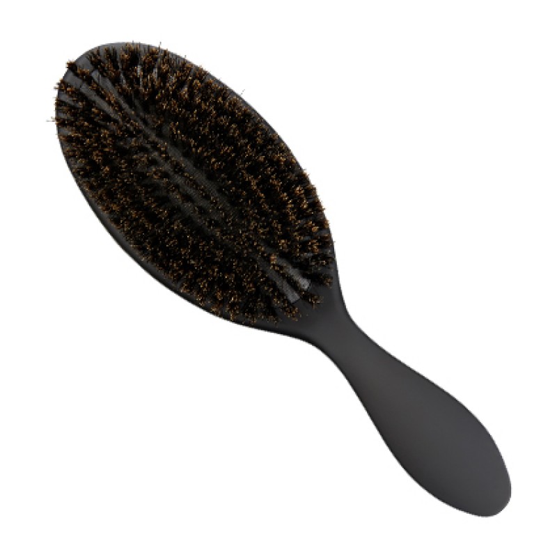 HH Simonsen Natural Boar Bristle Hair Brush Black