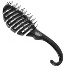 Wet Brush Shower Flex Detangler Hair Brush Black Glitter