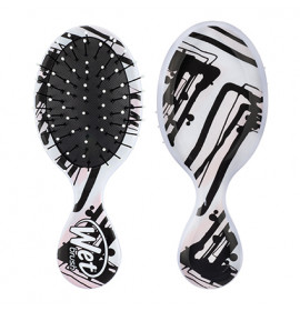 Wet Brush Wet Brush Watercolour Motif Mini Detangler - Pink Lines 