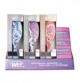 Wet Brush Pro Ocean Reef Detangler Brush Display 9pc