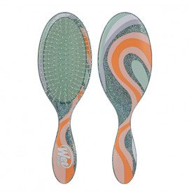 Wet Brush Detangler Glitter Vortex - Teal