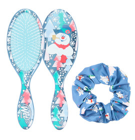 Wet Brush Frosty The Snowman Detangler Scrunchie Kit