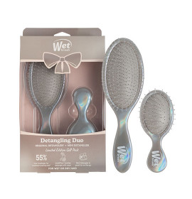 Wet Brush Holographic Detangler Kit - Chrome