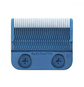 BaBylissPRO Blue Titanium Precision Fade Blade 27 Tooth #FX8027BL