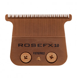 BaBylissPRO Barberology Replacement Hair Trimmer Zero-Gap Deep Tooth Blade Rose Gold FX707RG2
