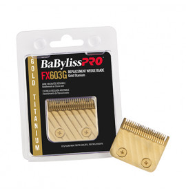 BaBylissPRO Replacement Hair Clipper Gold Titanium Wedge Blade FX603G