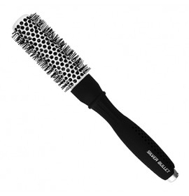 Silver Bullet Black Velvet Hot Tube Hair Brush Small