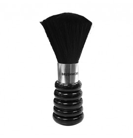 Brushworx Neck Brush Black Silver