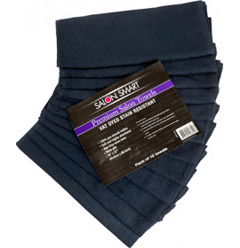 Salon Smart Premium Black Towels 12pc