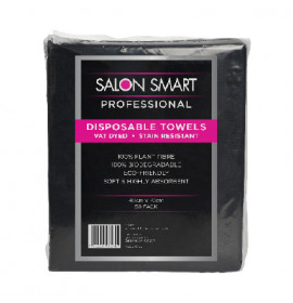 Salon Smart Disposable Towels Black 50pc