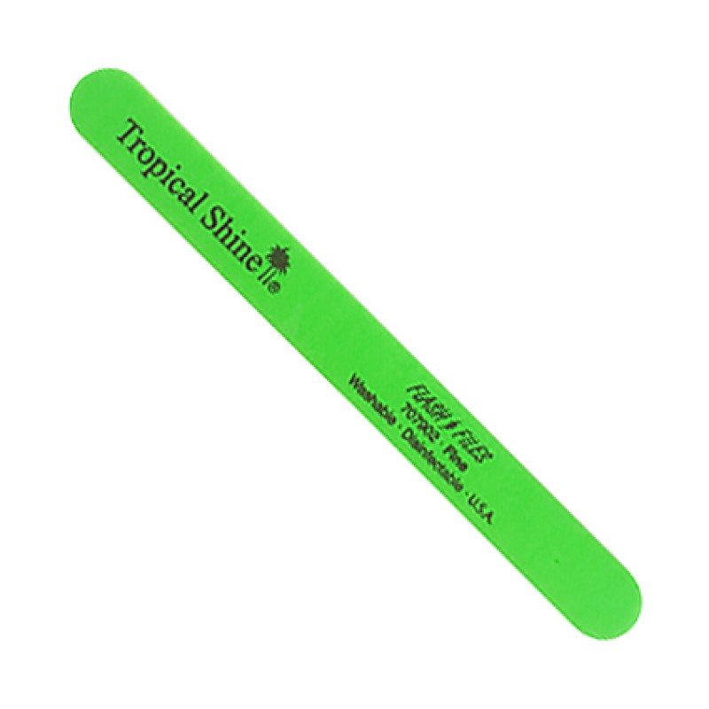 Tropical Shine Nail File Fine Green