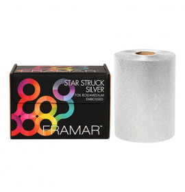 Framar Star Struck Silver Embossed Roll 97.5m
