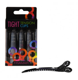 Framar Tight Tension Clips 4pc - Black
