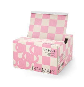 Framar Beige & Pink Checks Pop Up Foil 500 Sheets