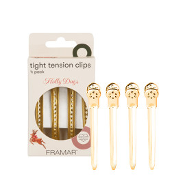 Framar Holly Days Tight Tension Clips 4pc
