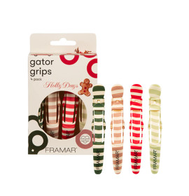 Framar Holly Days Gator Grips 4pc
