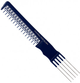 Dateline Professional Blue Celcon 3839 Metal Teasing Comb - 21cm