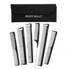 Silver Bullet Carbon Comb Set 6pc
