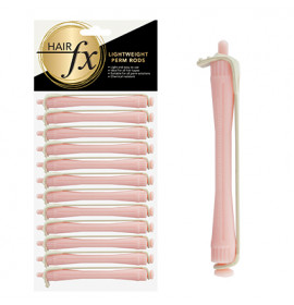 Hair FX Lightweight Rod Light Pink 7mm x 12pc
