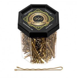 Premium Pin Company 999 Bobby Pins 2 in. Gold 250pc 