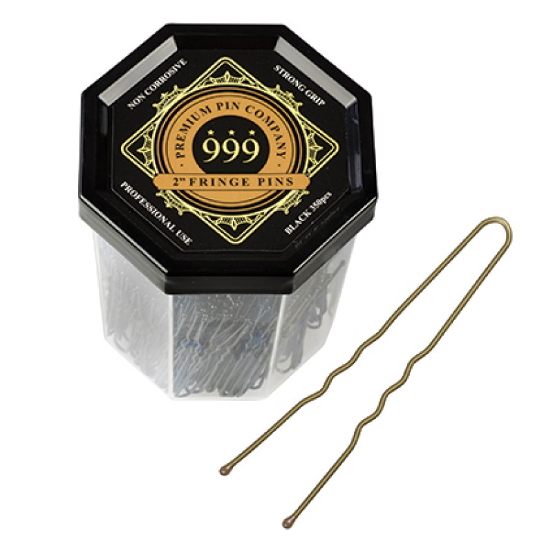 999 Fringe Pins 2 inches Black