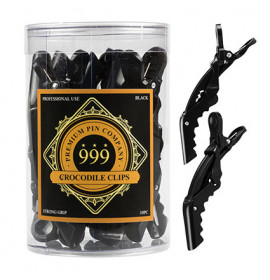 Premium Pin Company 999 Crocodile Clips Black 10pc