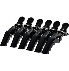 Premium Pin Company 999 Crocodile Clips - Black, 6pc
