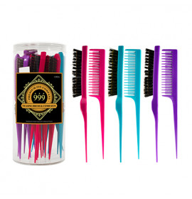 999 Teasing Brush and Comb Duo Display 12pc