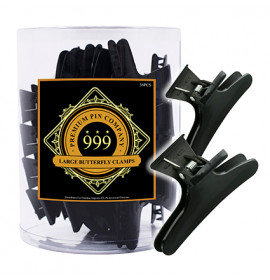 Premium Pin Company 999 Black Large Butterfly Clips 36pc