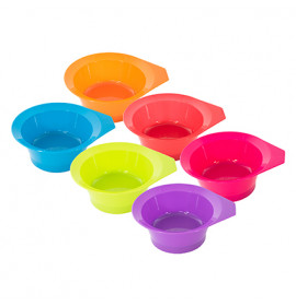 999 Bright Tint Bowl Tubs 6 Colour - 12 Piece