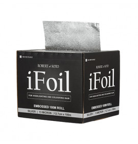 Robert De Soto IFoil Embossed 100m Roll Silver