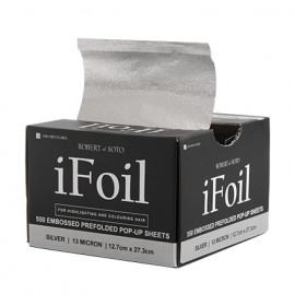 Robert de Soto iFoil Embossed Pop Up 13 Micron Silver