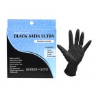 Robert De Soto Black Satin Ultra Gloves - Small, 4pk