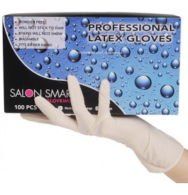 Salon Smart Gloveworks Professional Latex Gloves, Medium 100pk