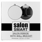 Salon Smart Round Mirror Large Black