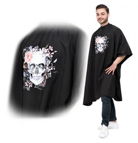 Salon Smart Fleur De Skull Cape Black