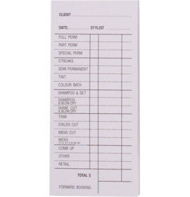 Dateline Professional Salon Docket Pad