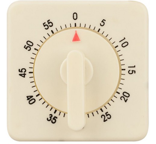 Salon Smart White Square Timer