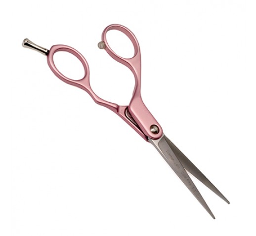 pink left handed scissors