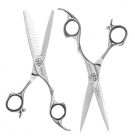 Iceman Mizumi Katani 6 Hairdressing Scissors and Thinner Set Silver